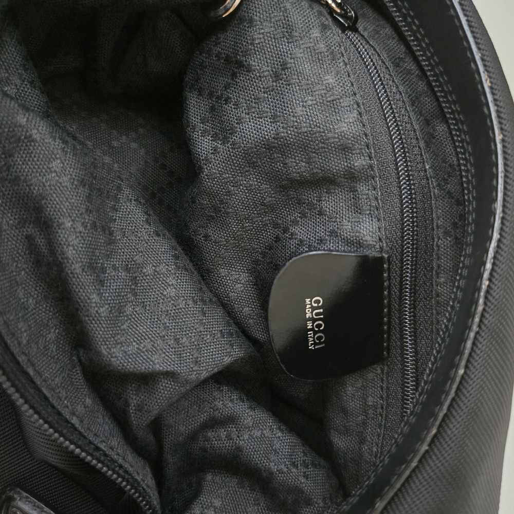 Gucci Black Hobo Bag with Bamboo Handle - Picture 12 of 13